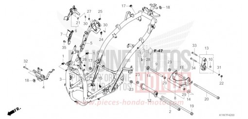CARROSSERIE DE CHASSIS SH350AP de 2023